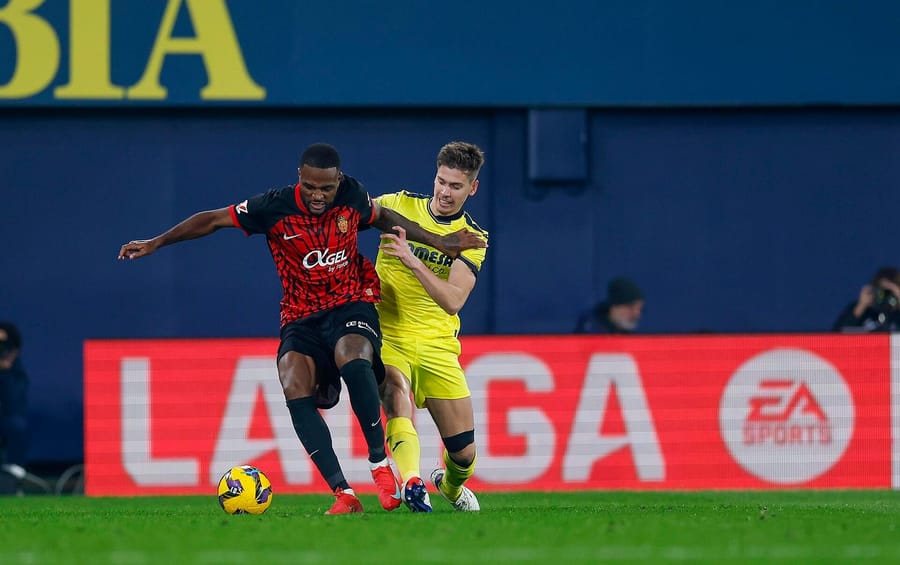 El Villarreal, rival batido por el Alavés en la jornada 3, en un partido de LaLiga en el Estadio de la Cerámica (imagen de archivo, enero de 2025)