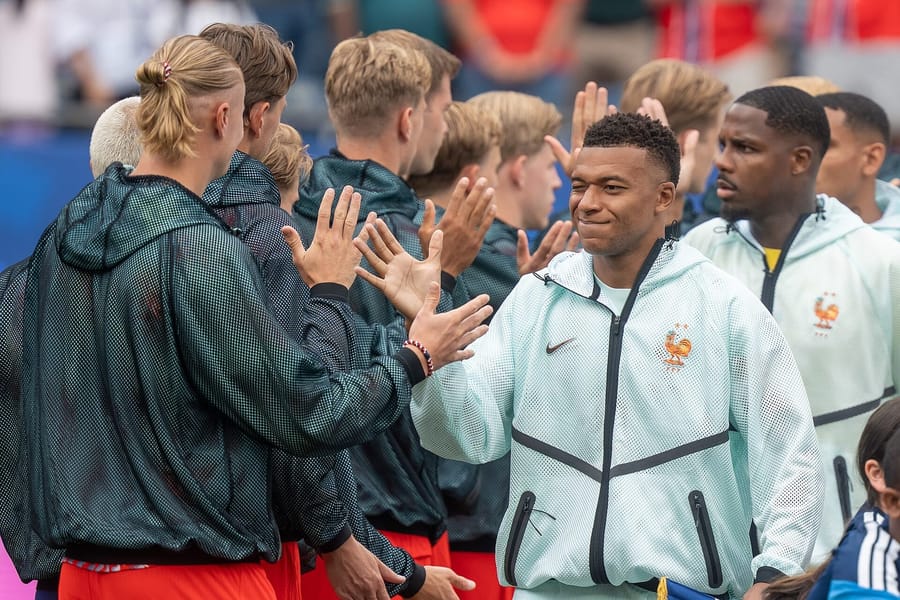 Kylian Mbappé amb França al Mundial 2026, en el partit contra Noruega del 26 de juny