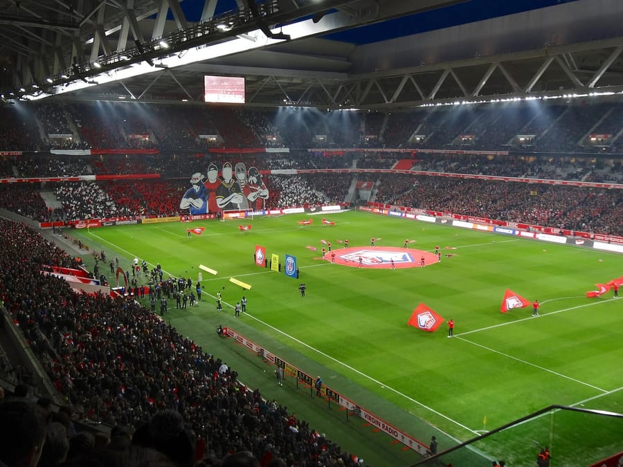 El Stade Pierre-Mauroy de Lille, escenari del debut del Reial Betis a la Champions League 2026-27 (imatge d'arxiu del 2019).
